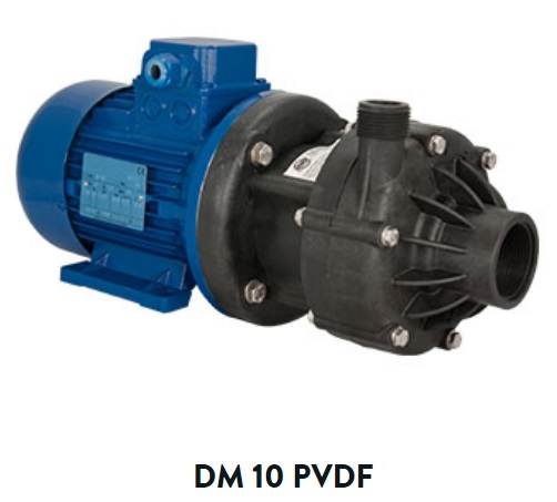 Герметичный центробежный насос с магнитной муфтой DM 10 PVDF