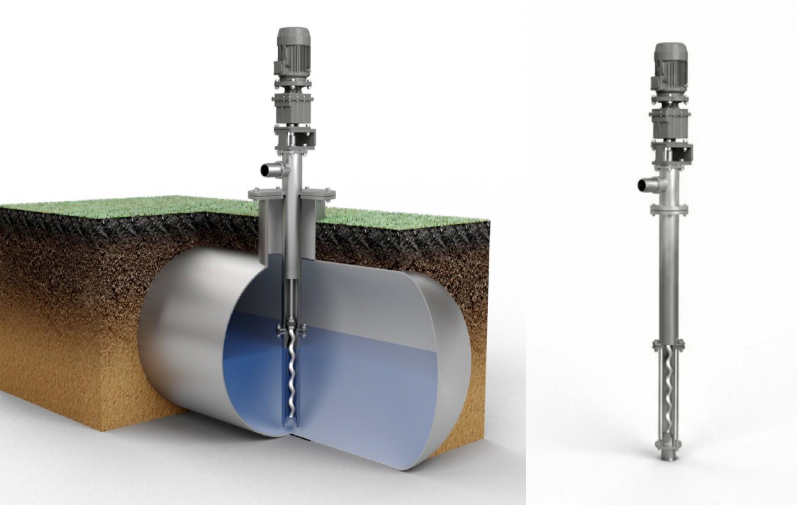 Насос на густі рідини для викачки із бочок, резервуарів, ям або цистерн