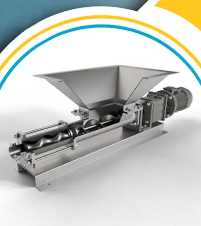 Гвинтовий насос із завантажувальним бункером для пластичних смазок: літол, солідол