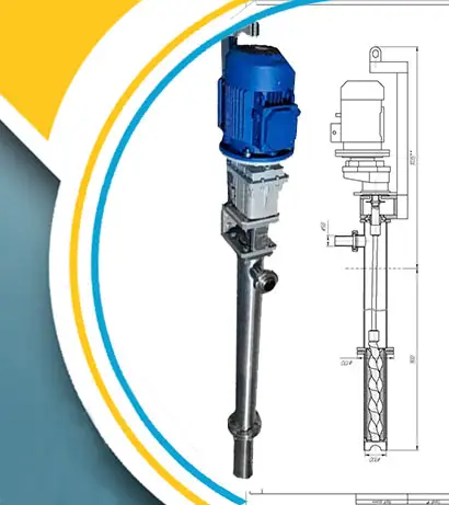 Вертикальний насос для меляси (патоки)
